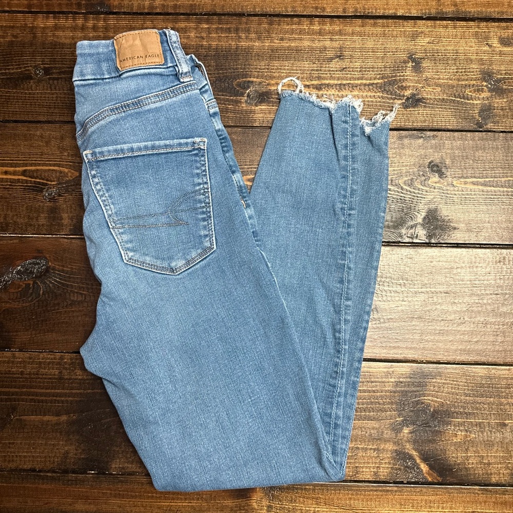 American Eagle Outfitters Blue Skinny Jeans